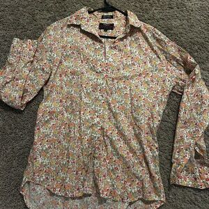 Vintage Floral long sleeve button up